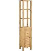 OTTO home Hochschrank Ayanna Badschrank aus Massivholz, FSC®, Breite 33 cm, Höhe 170 cm