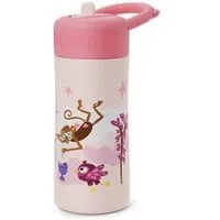Affenzahn Trinkflasche Edelstahl Trinkflasche, 2-in-1 Trinkfunktion
