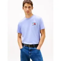Tommy Jeans T-Shirt TJM SLIM FIT ESSENTIAL FLAG mit Rundhalsausschnitt