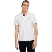 TOM TAILOR Poloshirt mit Knopfleiste und Logo