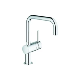 Grohe Spültischeinhebelmischer Minta chrom, U-Auslauf, schwenkbar