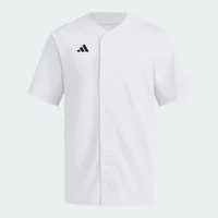 adidas Performance T-Shirt IMPACT JERSEY MIT DURCHGEHENDER KNOPFLEISTE VORN (1-tlg)