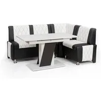 Rodnik Eckbankgruppe Polin mit ausziehbarem Tisch, (2-tlg), beidseitig, moderne Optik, gepolstert, pflegeleicht