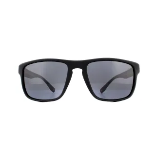 Montana Sonnenbrille SP314 Schwarzer Gummi Rauch Polarisiert