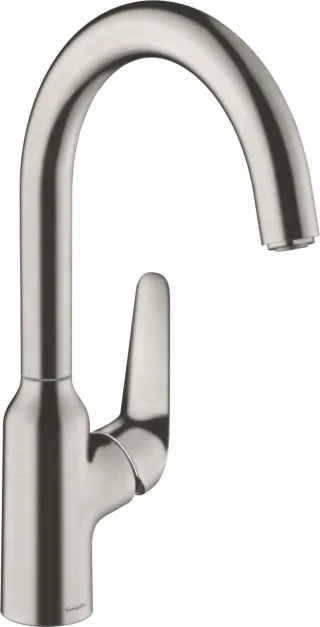 Hansgrohe Spültischmischer 220 Schwenkausl.M421-H220ST edelstahl-optik, 71802800 71802800