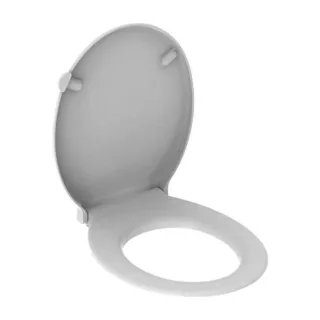 Geberit Renova Comfort WC-Sitz 572850000 weiß, barrierefrei, antibakteriell, Befestigung von unten