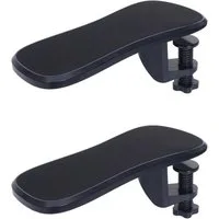 PROREGAL® Armlehne Armauflage 10x13x28,5cm Schreibtisch Arm-/Handgelenkstütze ergonomisch