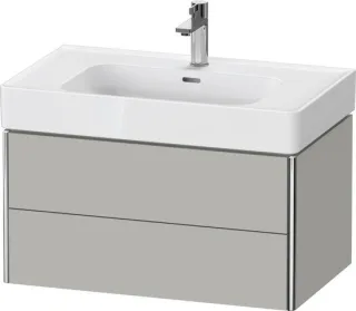 Duravit XSquare Waschtischunterbau wandhängend Betongrau Matt 784x470x397 mm - XS4399007070000 XS4399007070000