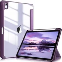 Fintie Tablet-Hülle für iPad Air 11'' M4/M3/M2(2026/2025/2024), iPad Air 5/4 Gen 2022/2020 10.9 Zoll, mit Stifthalter, Hülle mit transparenter Hartschale auf der Rückseite