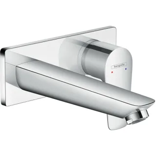 hansgrohe Talis E Waschtischarmatur 71732000 chrom, Unterputz Wandarmatur, Ausladung 165 mm