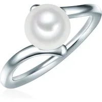 Valero Pearls Silberring silber, mit Süßwasser-Zuchtperle