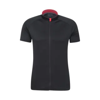 Mountain Warehouse - "Roubaix" Oberteil Durchgehender Reißverschluss für Herren - Radfahren (Pechschwarz)