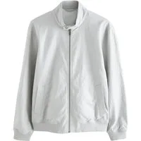Next Blouson Leichte Harrington-Jacke aus Leinengemisch (1-St)