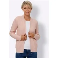 Sieh an! Strickjacke Strickjacke Langarm Ripp