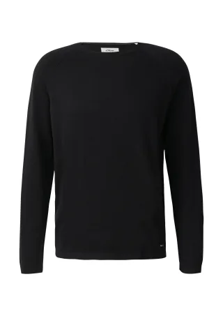 s.Oliver - Strickpullover schwarz - Gr. - XL