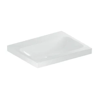 Geberit iCon light Waschtisch 501834007 60x48cm, ohne Hahnloch, ohne Überlauf, weiß