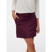 Vero Moda Lederimitatrock VMDONNADINA FAUXSUEDE SHORT SKIRT Materialmix