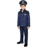 Maskworld Polizei-Kostüm Polizei - Karnevalskostüm Faschingskostüm Kinder, Originalgetreues Polizistenkostüm von MASKWORLD