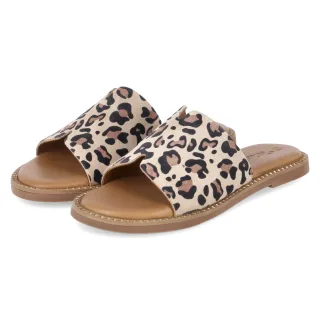 Tamaris Pantoletten  Beige - Gr. 36 -  Echt Leder