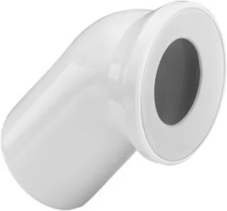 Viega WC Anschlussbogen 45 Grad 3812 in DN100 Kunststoff beige 107567