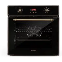Klarstein Backofen Elizabeth Einbaubackofen Retro 70L 2200W 50-250°C 6 Funktionen Messing Elizabeth, Backofen 70L Retro mit Timer 5 Einschüben & Messing-Drehregler
