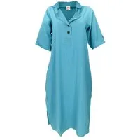 Guru-Shop Midikleid Luftiges Sommerkleid, Shirtkleid, Baumwoll.. alternative Bekleidung