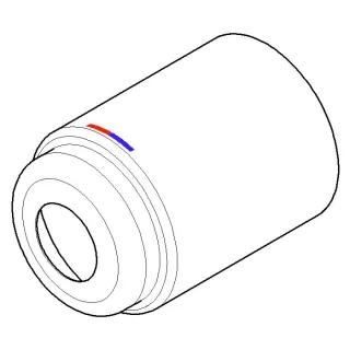 Dornbracht EHM-Haube, UP-Kart-Aufnah 091102129-00 chrom