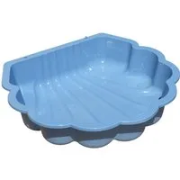 TikTakToo Sandkasten Wasser- und Sandmuschel, (1-tlg), optional mit Abdeckplane