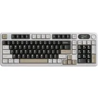 ATTACK SHARK X98PRO Tri-Mode Gasket Mechanische Gaming-Tastatur Gaming-Tastatur (LED-Farbbildschirm und CNC-Knopf,RGB,4000 mAh)