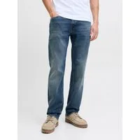 Jack & Jones Regular-fit-Jeans JJICLARK mit Used-Look und Stretch für den Alltag mit Abriebeffekten