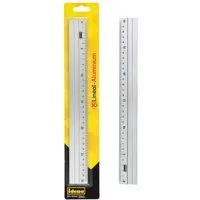 Idena Lineal Idena 602122 - Aluminium-Lineal mit 30 cm Länge, Millimeter- und Zenti