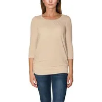 Alkato Longshirt Alkato Damen Viskose Shirt 3/4 Arm Longshirt Top