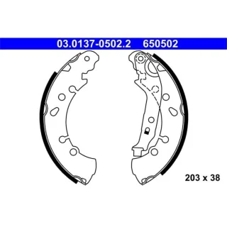 ATE Bremsbackensatz hinten Daihatsu Charade Toyota Yaris