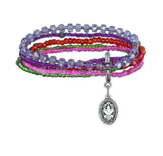 konplott - Armband - Petit Glamour d´Afrique lila/pink
