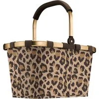 REISENTHEL® Einkaufskorb carrybag frame leo macchiato, recyceltes Polyestergewebe - schnell flach zusammenlegbar