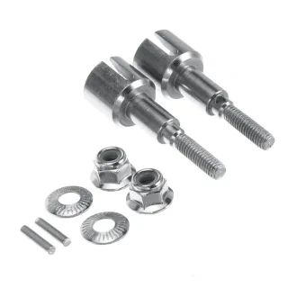 2PCS HBX 2996A 2996 FC610 1/10 RC Car Parts Metal Rear Wheel Cup T2113 Vehicles Models Accessories