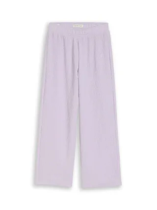 tom tailor kids - Wide Leg Hose mit Struktur cool lilac - Gr. - 98