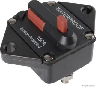 HERTH&BUSS Sicherungsautomat, Anschluss oben, 42 V schwarz - 50295743