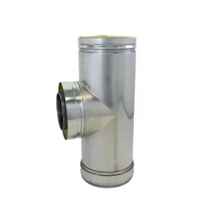 Bertrams Dw Schornsteinanschlussstück 22SA90-130 90°, 130 mm