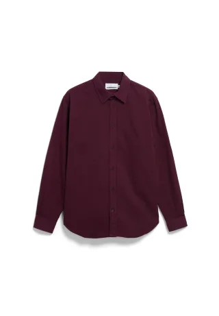 Armedangels - GIAALO GMT DYE dark cranberry - Gr. - XL