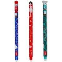 Legami Gelschreiber Set mit 3 löschbaren Gelstiften, Weihnachtsedition, (3-tlg)