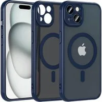 CoolGadget Handyhülle für Apple iPhone 15 6,1 Zoll, Kamera Schutz Hülle Silikon Hard Case Schutzhülle für Magsafe Zubehör