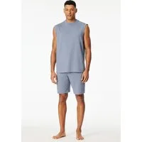 Schiesser Shorty Modern Nightwear (2 tlg) mit Rundhalsausschnitt und ärmellos, leichter Oversize-Fit