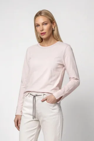 monari - Langarmshirt mit Strassdetails rosewater - Gr. - 36