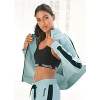 Bench. Loungewear Sweatjacke mit Seitenstreifen und Stehkragen, Home- und Loungewear Serie