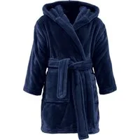 REDBEST Kinderbademantel Kinder-Bademantel "Perris" mit Kapuze, Rückenlänge: 63 cm, Fleece, mit Kapuze/mit Aufsatztasche:, default, Fleece Uni