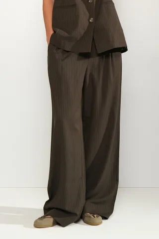 Nümph - NUSONYA PANTS black coffee - Gr. - 34