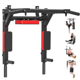Bominfit Multifunctional Wall Mounted Pull Up Bar Home Gym Equipment Adjustable Horizontal Bar For Chin Up Leg Raise Abd