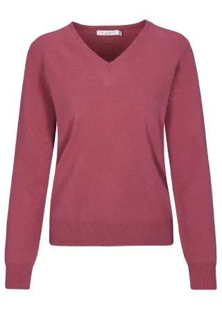 IN LINEA - NOS Pullover, V-Ausschnitt 446 PUNCH - Gr. - 36