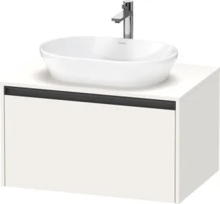 Duravit Ketho.2 Konsolenwaschtischunterbau wandhängend Weiß Supermatt 800x550x459 mm - K248850848400 K24885084840000